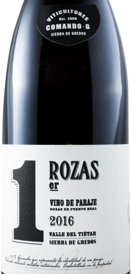 2016 Comando G Rozas Primer Vinos de Madrid red