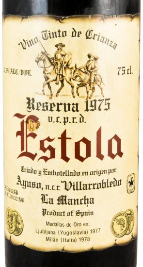 1975 Estola Reserva La Mancha red
