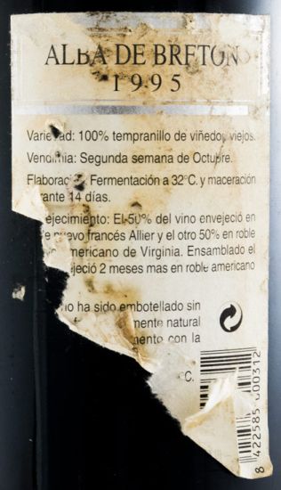 1995 Alba Bretón Rioja red 1.5L