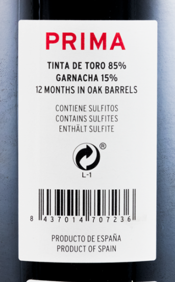 2014 Prima Toro tinto