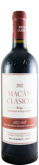 2012 Benjamin de Rothschild & Vega-Sicilia Macán Clásico Rioja tinto