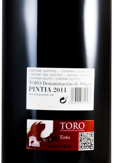 2011 Pintia Toro tinto 1,5L