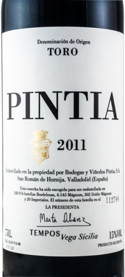 2011 Pintia Toro tinto