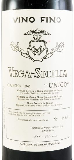 1941 Vega-Sicilia Unico Ribera del Duero tinto
