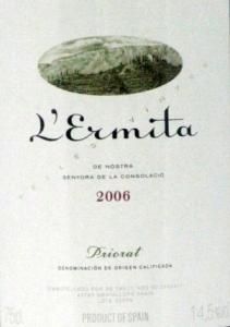 2006 Alvaro Palacios L'Ermita Priorat tinto