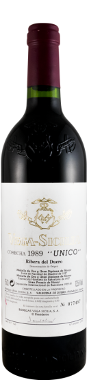 1989 Vega-Sicilia Unico Ribera del Duero red
