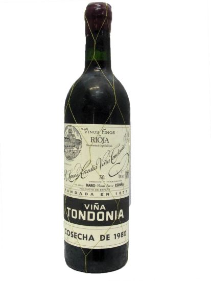 1980 López de Heredia Viña Tondonia Gran Reserva tinto