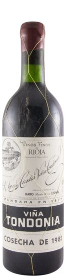 1981 López de Heredia Viña Tondonia Gran Reserva tinto