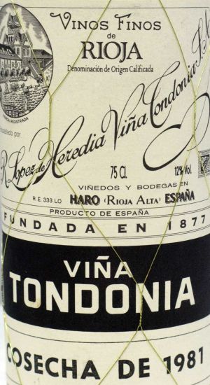 1981 López de Heredia Viña Tondonia Gran Reserva branco