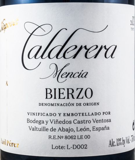 2013 Raúl Pérez Calderera Bierzo tinto