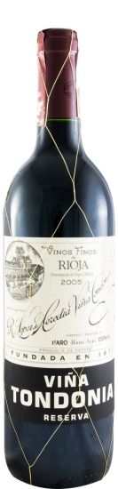 2002 Bodegas López Heredia Viña Tondonia Reserva red