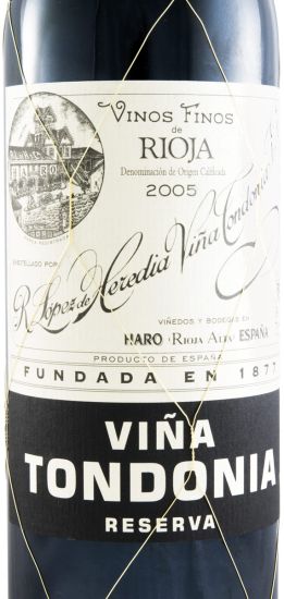 2002 Bodegas López Heredia Viña Tondonia Reserva red