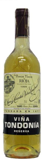 1999 López de Heredia Viña Tondonia Reserva branco