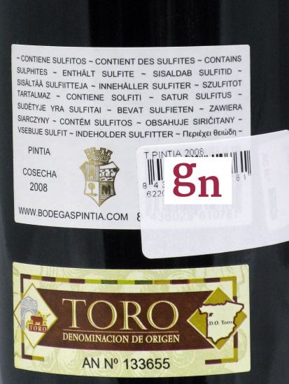 2008 Pintia Toro tinto
