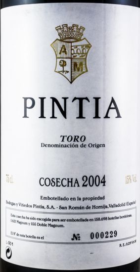2004 Pintia Toro tinto