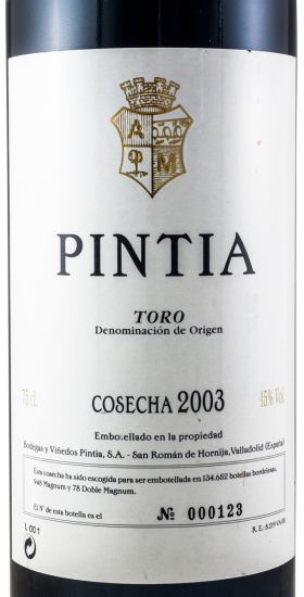 2003 Pintia Toro tinto