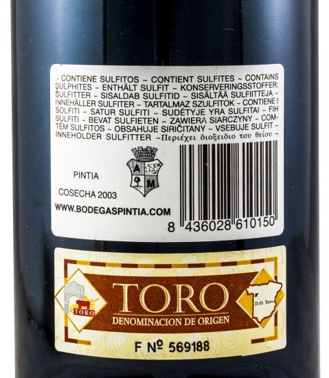 2003 Pintia Toro tinto