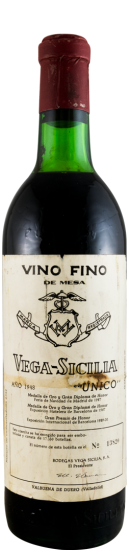 1948 Vega-Sicilia Unico Ribera del Duero red