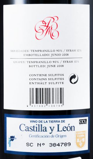 2006 Bodegas Mauro Castilla y León red