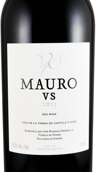 2013 Bodegas Mauro VS Castilla y León red