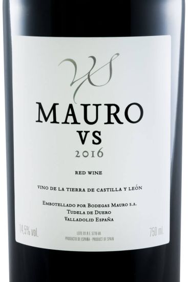 2016 Bodegas Mauro VS Castilla y León biológico tinto