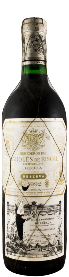 1992 Marqués de Riscal Reserva Rioja tinto