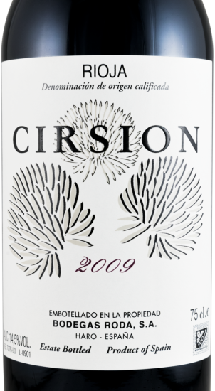 2009 Cirsion Rioja red