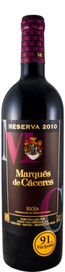 2010 Marqués de Cáceres Reserva Rioja tinto
