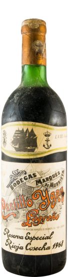 1968 Marqués de Murrieta Castillo Ygay Reserva Especial Rioja tinto