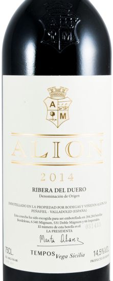 2014 Alión Cosecha Ribera del Duero tinto
