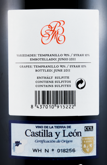 2009 Bodegas Mauro Cosecha Castilla y León tinto 1,5L