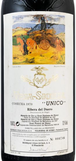 1970 Vega-Sicilia Unico Ribera del Duero tinto 1,5L