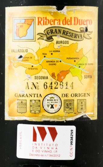1988 Vega-Sicilia Unico Reserva Especial Ribera del Duero tinto