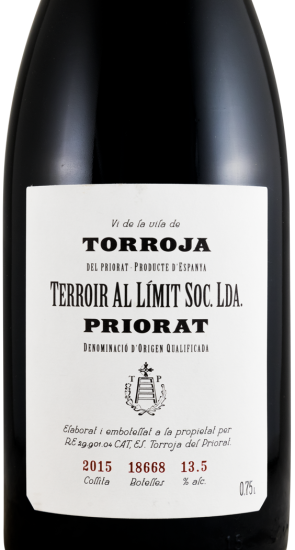 2015 Terroir al Límit Torroja Priorat red