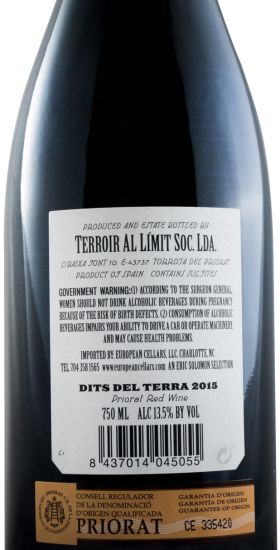 2015 Terroir al Límit Dits del Terra Priorat red