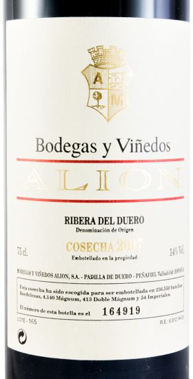 2007 Alión Cosecha Ribera del Duero red