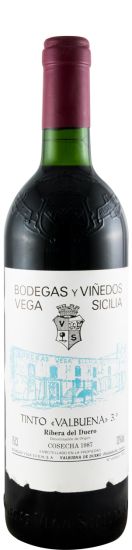 1987 Vega-Sicilia Valbuena 3º Ribera del Duero red