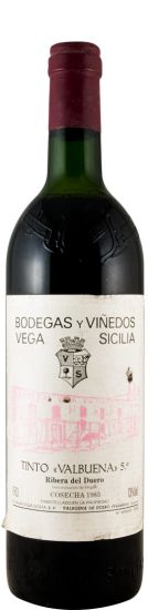 1983 Vega-Sicilia Valbuena 5º Ribera del Duero tinto