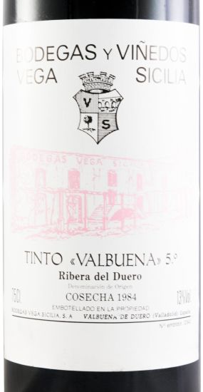 1984 Vega-Sicilia Valbuena 5º Ribera del Duero tinto