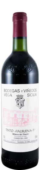 1985 Vega-Sicilia Valbuena 5º Ribera del Duero tinto