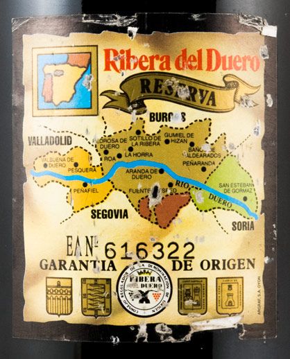 1991 Vega-Sicilia Valbuena 5º Ribera del Duero tinto