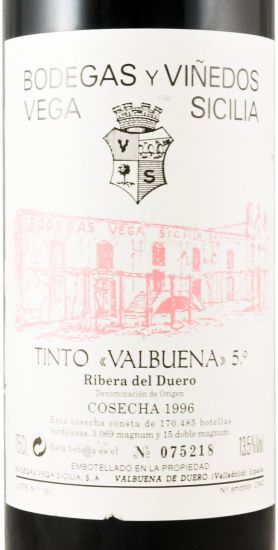1996 Vega-Sicilia Valbuena 5º Ribera del Duero tinto