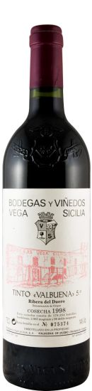1998 Vega-Sicilia Valbuena 5º Ribera del Duero tinto
