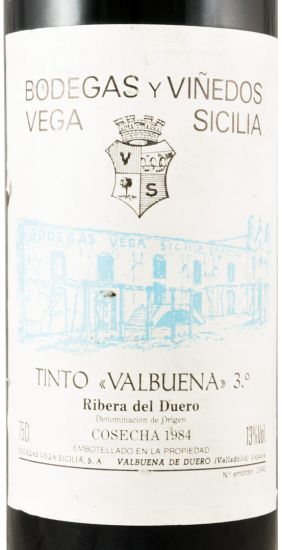 1984 Vega-Sicilia Valbuena 3º Ribera del Duero tinto
