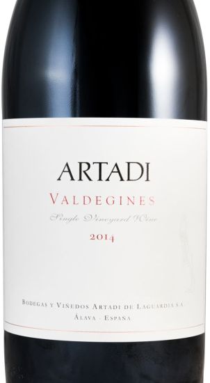 2014 Artadi Valdegines red