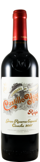 2007 Marqués de Murrieta Castillo Ygay Gran Reserva Especial Rioja red
