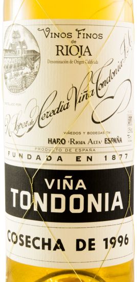 1996 López de Heredia Viña Tondonia Gran Reserva branco