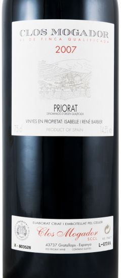 2007 Clos Mogador Priorat tinto