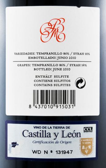 2008 Bodegas Mauro Castilla y León tinto 1,5L