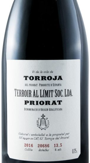 2016 Terroir al Límit Torroja Priorat red